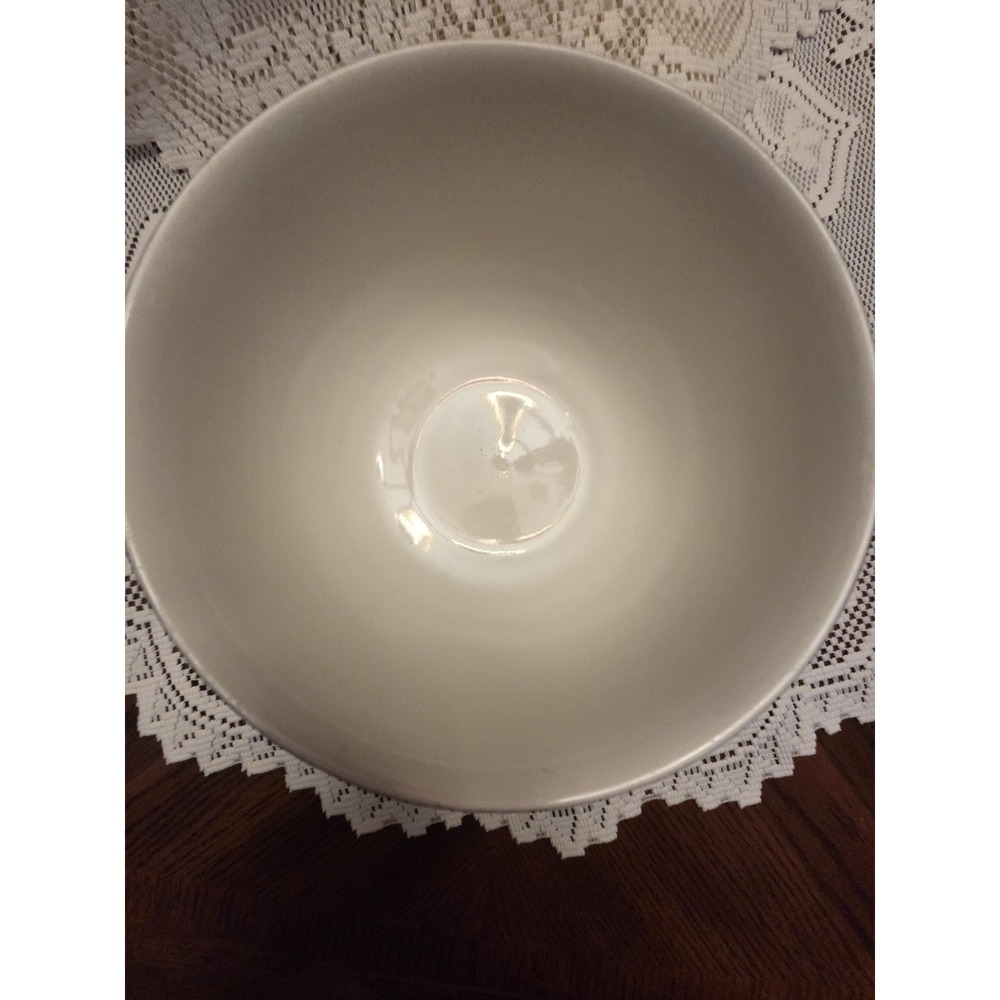 Vintage Hall's Superior‎ Jewel Tea Autumn Leaf Large 9" Mixing/ Serving Bowl - Picture 5 of 11